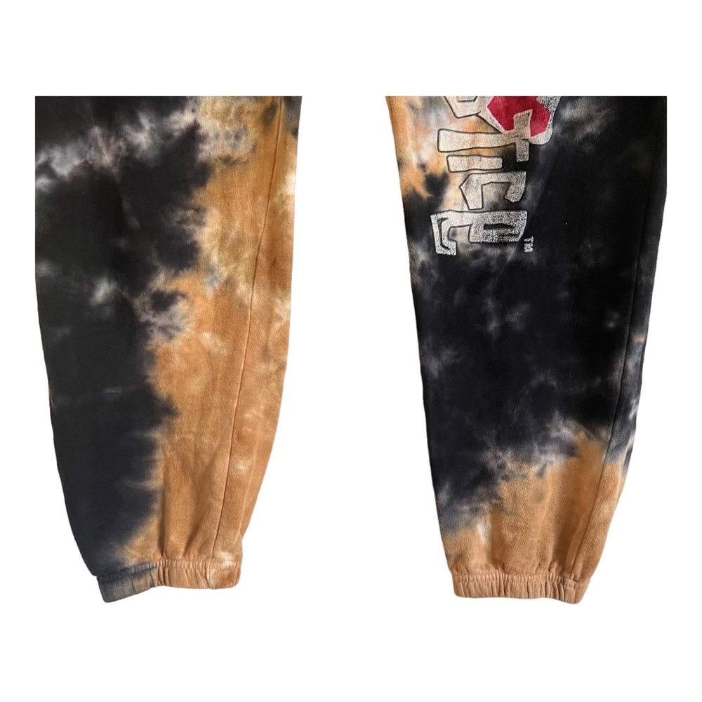 Poetic Justice Mens Tupac Hip Hop Print Tie Dye Joggers Sweat Pant Size M - Picture 10 of 11